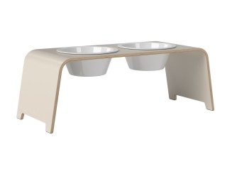 dogBar® | Classic  | Cashmere Grey | Porzellan | L 