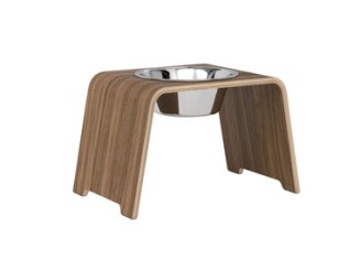 dogBar® |  SINGLE   | Nussbaum  |  Edelstahl | ML 
