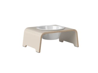 dogBar® |  SINGLE   | Cashmere grey | Porzellan | S 