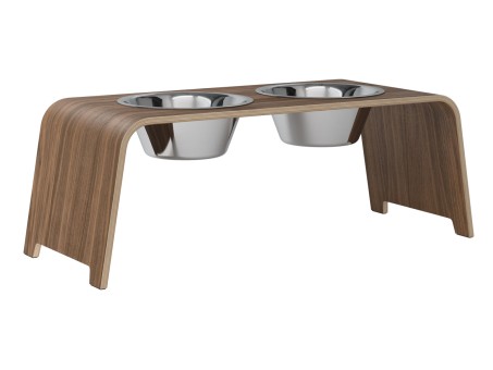 dogBar® | Classic  | Nussbaum | Edelstahl | M 