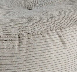 Wechselbezug POUF | CORD  |  LIGHT TAUPE 