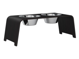 dogBar® | Classic  | Eiche dunkel | Edelstahl | L 