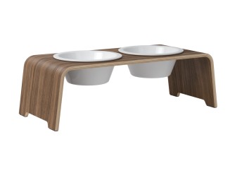 dogBar® | Classic  | Nussbaum | Porzellan | M 