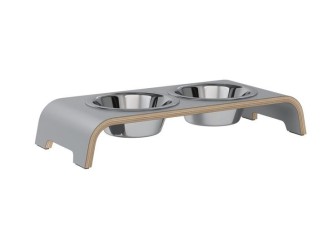 catBar | grau | Edelstahl 