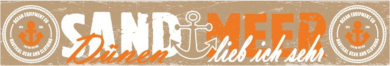 SALTYDOG ® SAND STRAND & MEER | CAMEL ORANGE 
