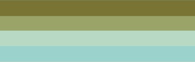 SALTYDOG ® Stripes | SUNSET | Olive-Türkis 